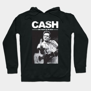 Middle Finger Johnny Cash | Vintage Hoodie